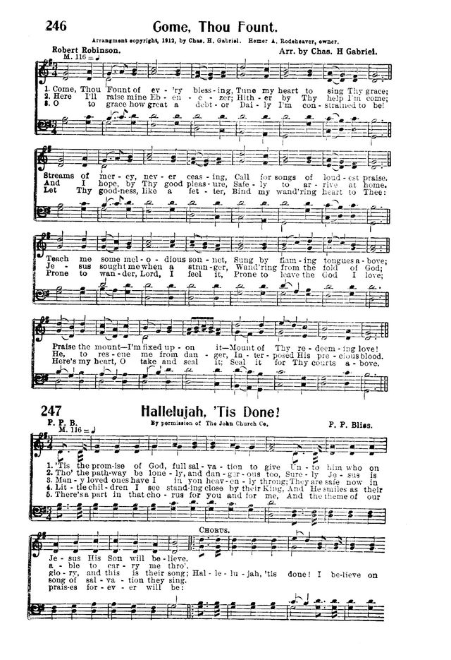 Victory Songs: For the Church, Sunday School and Evangelistic Services. page 244