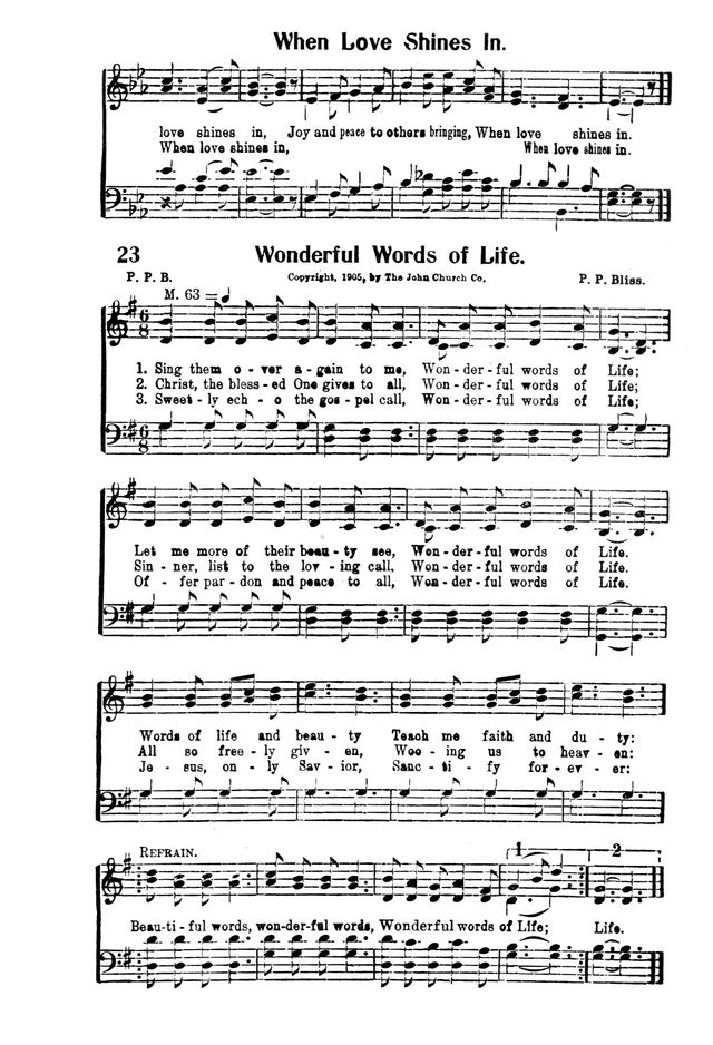 Victory Songs: For the Church, Sunday School and Evangelistic Services. page 25