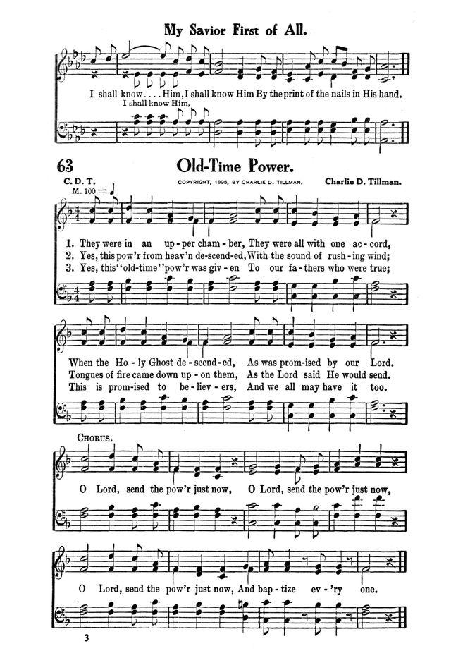 Victory Songs: For the Church, Sunday School and Evangelistic Services. page 65