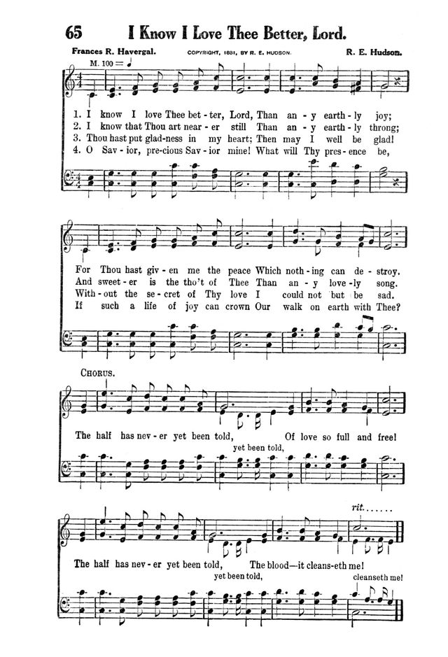 Victory Songs: For the Church, Sunday School and Evangelistic Services. page 67