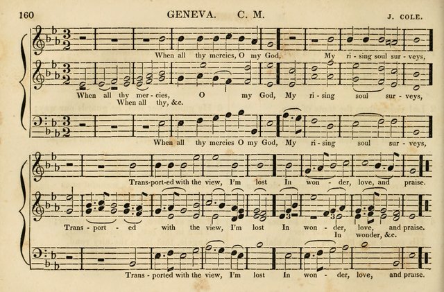 The Vestry Singing Book: being a selection of the most popular and approved tunes and hymns now extant, designed for social and religious meetings, family devotion, singing schools, etc. page 162