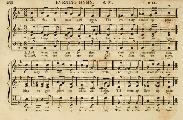 The Vestry Singing Book: being a selection of the most popular and approved tunes and hymns now extant, designed for social and religious meetings, family devotion, singing schools, etc. page 238