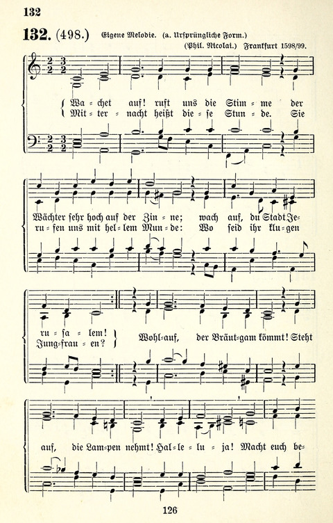 Vierstimmige Melodien für das Gesangbuch: zum gottesdienstlichen und häuslichen Gebrauch in Evangelischen Mennoniten-Gemeinden page 126