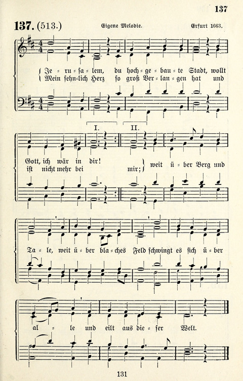 Jerusalem, du hochgebaute Stadt