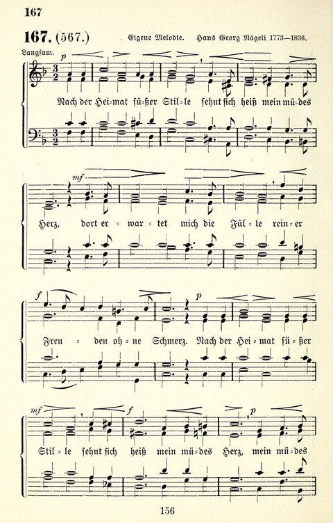 Vierstimmige Melodien für das Gesangbuch: zum gottesdienstlichen und häuslichen Gebrauch in Evangelischen Mennoniten-Gemeinden page 156