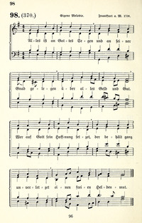 Alles Ist An Gottes Segen Hymnary Org