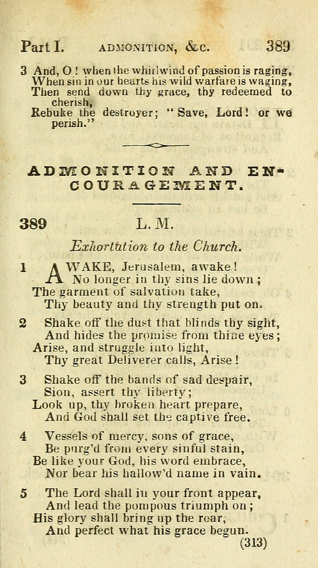 The Virginia Selection of Psalms and Hymns and Spiritual Songs: from the most approved authors; adapted to the various occasions of public and social meetings (New Ed. Enl. and Imp.) page 313