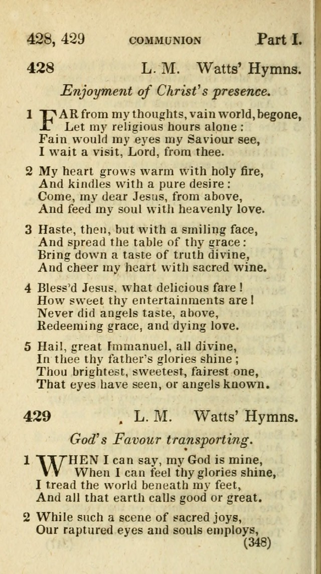 The Virginia Selection of Psalms and Hymns and Spiritual Songs: from the most approved authors; adapted to the various occasions of public and social meetings (New Ed. Enl. and Imp.) page 348