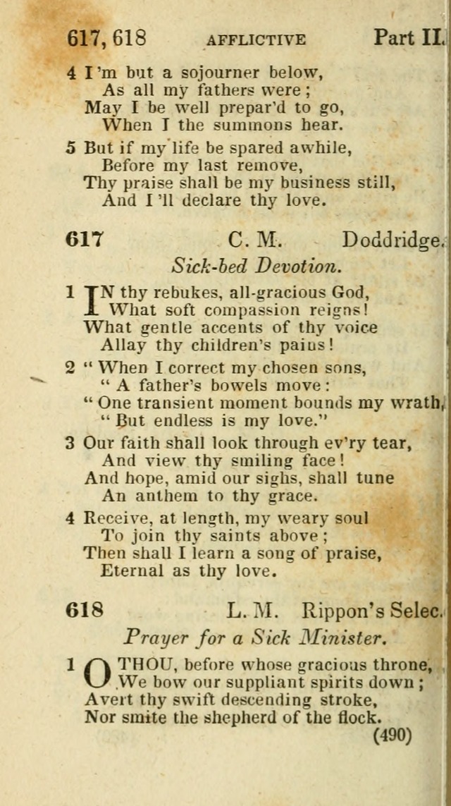 The Virginia Selection of Psalms and Hymns and Spiritual Songs: from the most approved authors; adapted to the various occasions of public and social meetings (New Ed. Enl. and Imp.) page 492