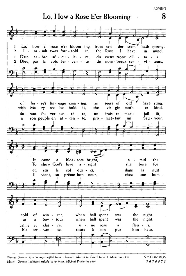 Voices United: The Hymn and Worship Book of The United Church of Canada page 8