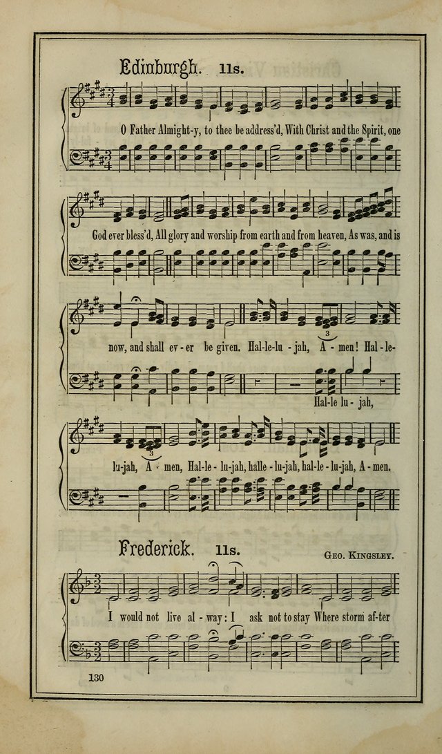 The Voice of melody: a choice collection of hymn tunes for choirs, prayer-meetings, congregations, and family use page 130