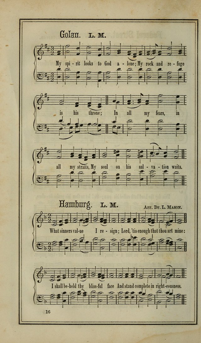 The Voice of melody: a choice collection of hymn tunes for choirs, prayer-meetings, congregations, and family use page 16