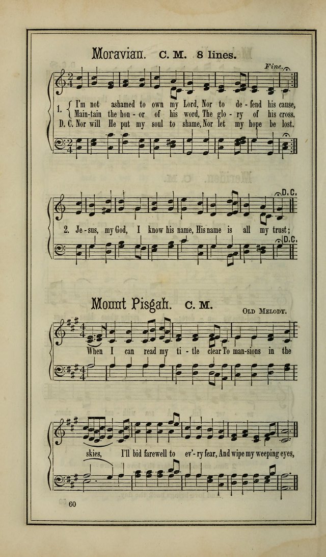 The Voice of melody: a choice collection of hymn tunes for choirs, prayer-meetings, congregations, and family use page 60