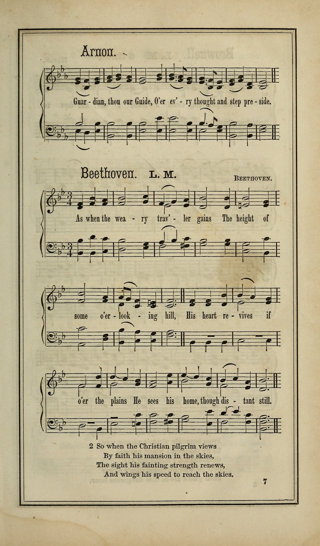 The Voice of melody: a choice collection of hymn tunes for choirs, prayer-meetings, congregations, and family use page 7