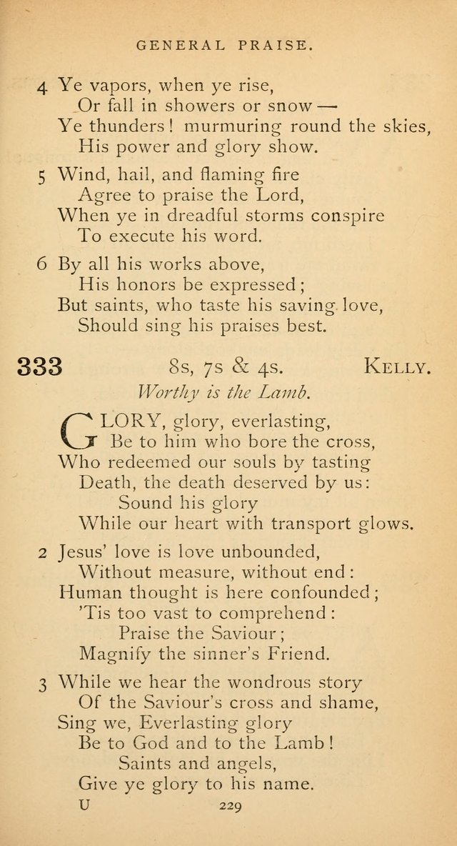 The Voice of Praise: a collection of hymns for the use of the Methodist Church page 229