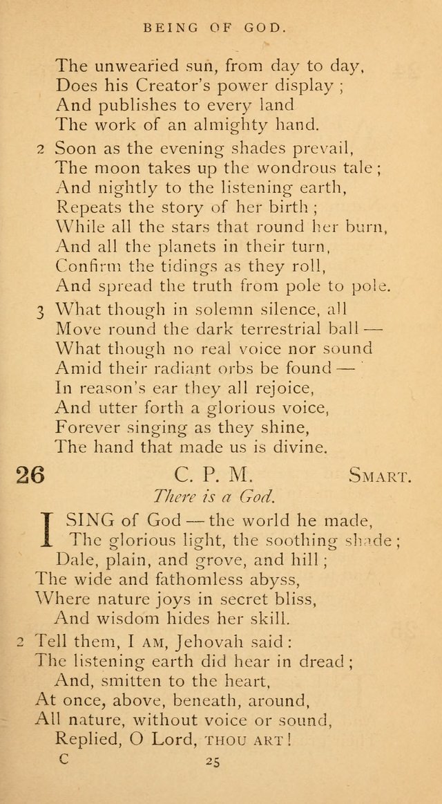 The Voice of Praise: a collection of hymns for the use of the Methodist Church page 25