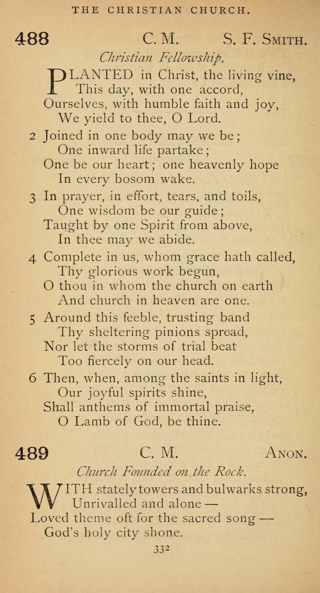 The Voice of Praise: a collection of hymns for the use of the Methodist Church page 332