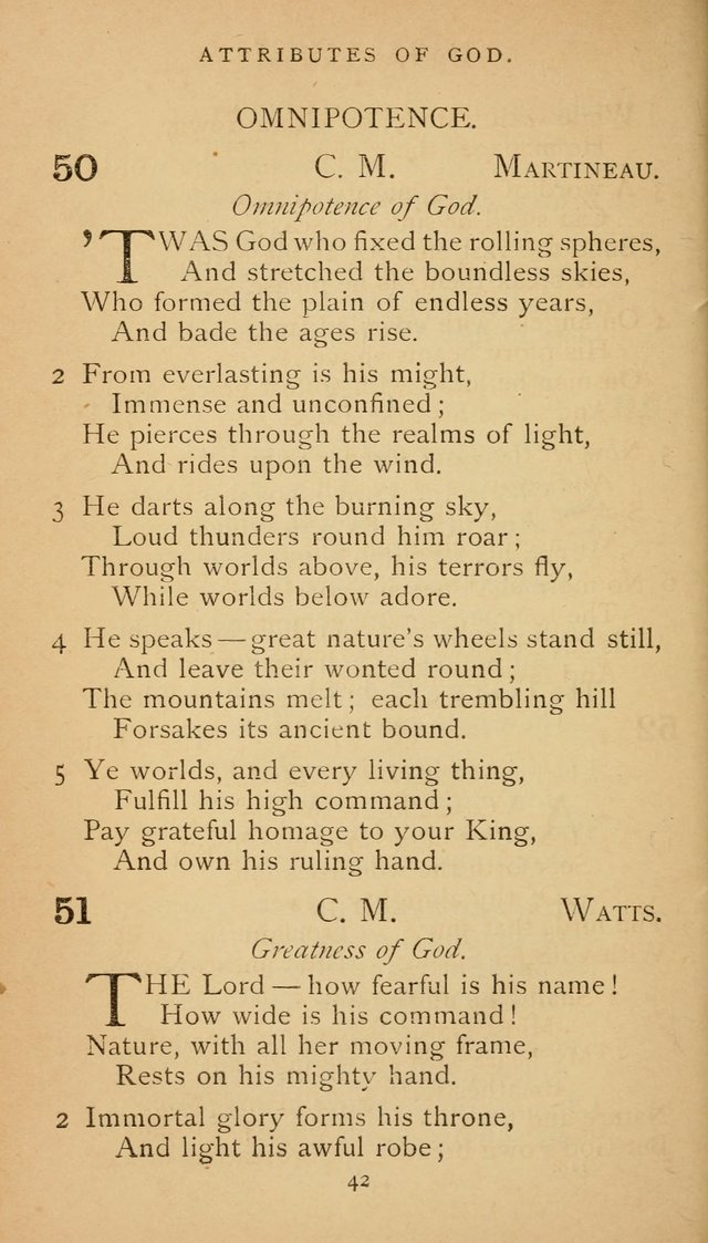 The Voice of Praise: a collection of hymns for the use of the Methodist Church page 42