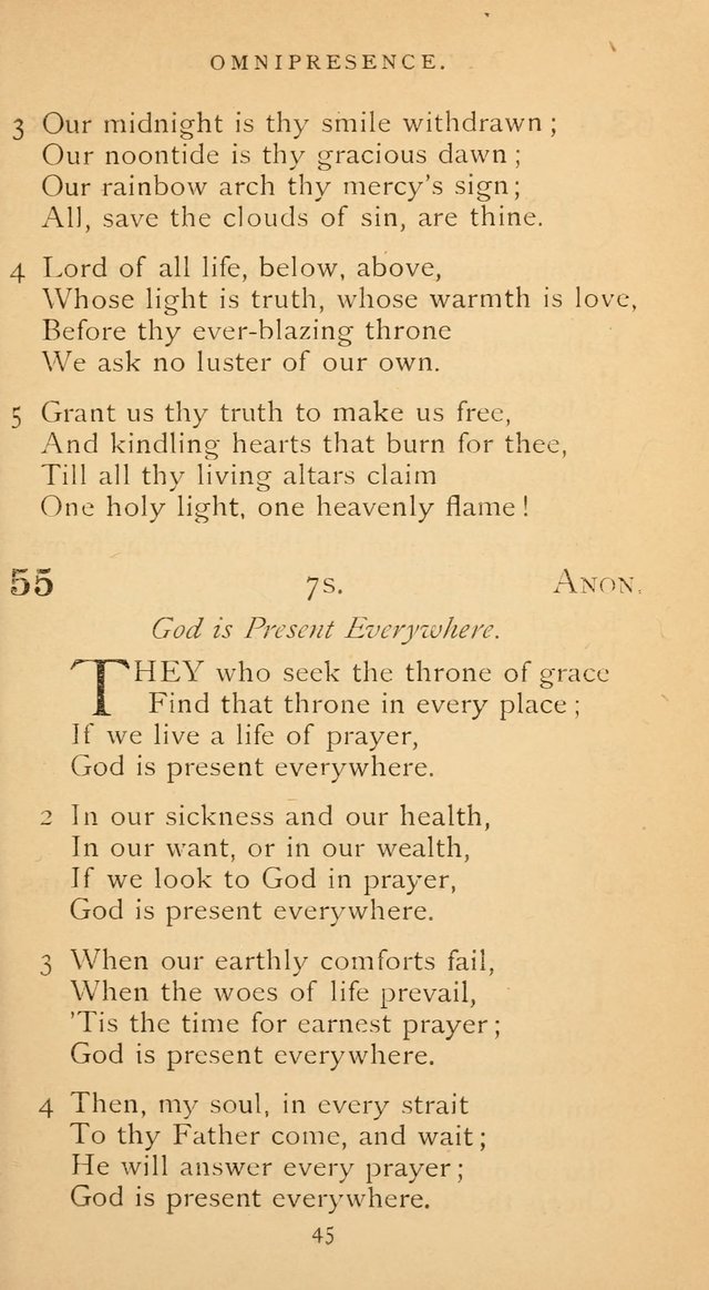 The Voice of Praise: a collection of hymns for the use of the Methodist Church page 45