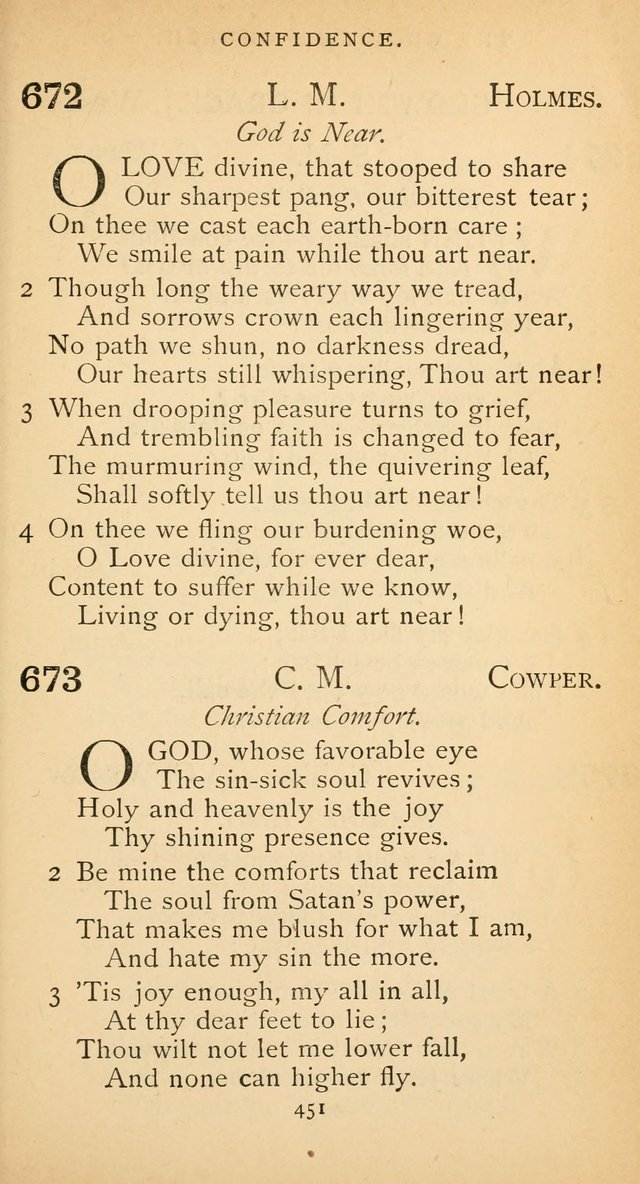 The Voice of Praise: a collection of hymns for the use of the Methodist Church page 451