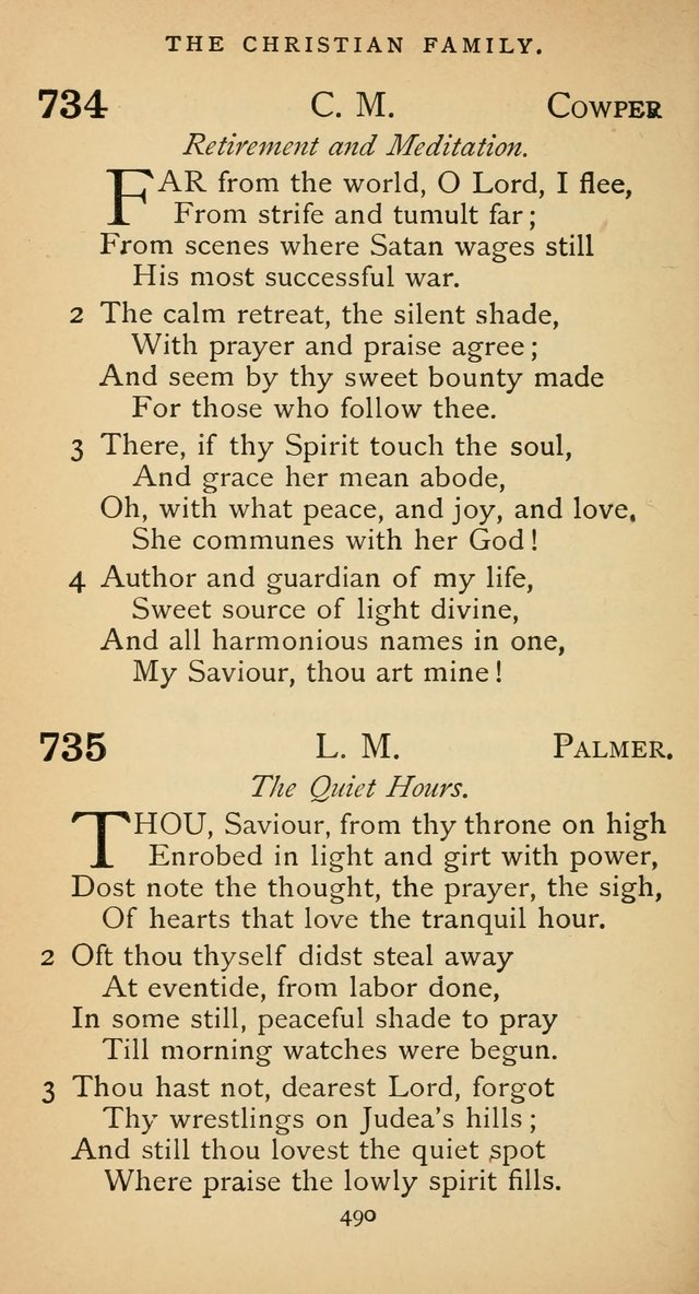 The Voice of Praise: a collection of hymns for the use of the Methodist Church page 490