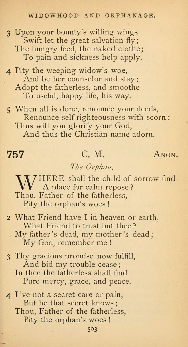 The Voice of Praise: a collection of hymns for the use of the Methodist Church page 503