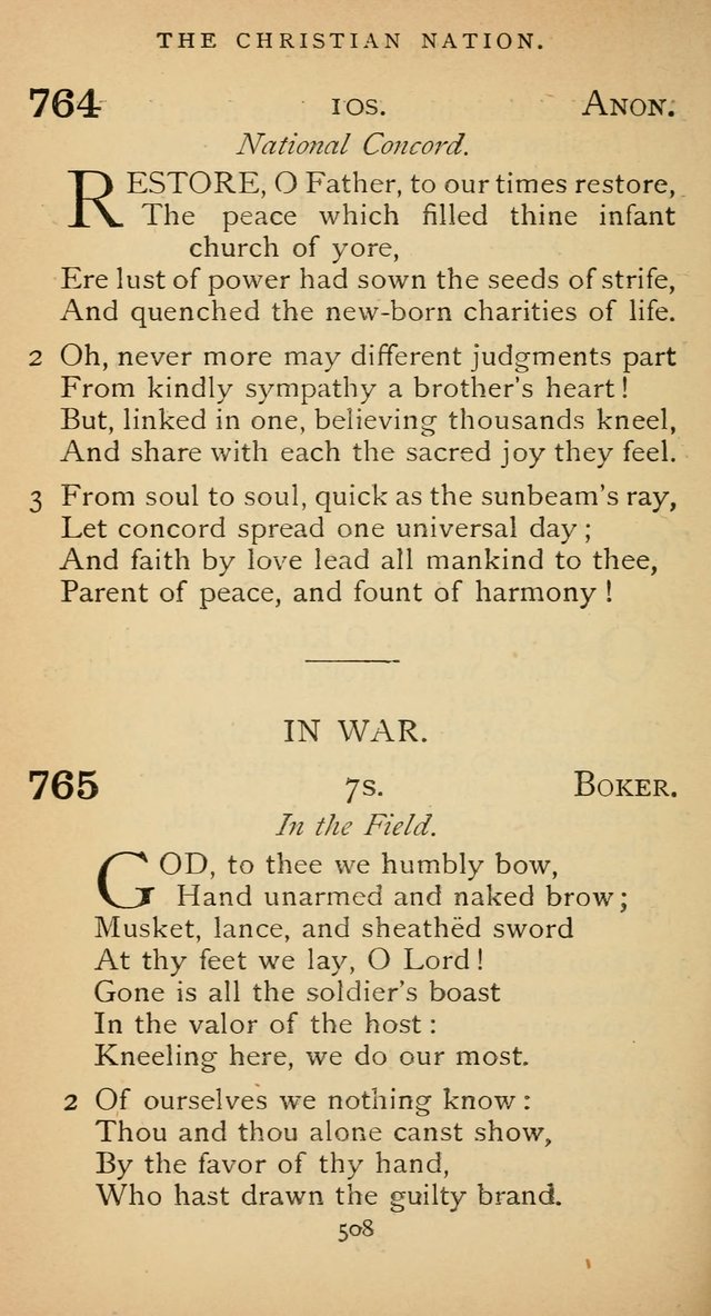 The Voice of Praise: a collection of hymns for the use of the Methodist Church page 508