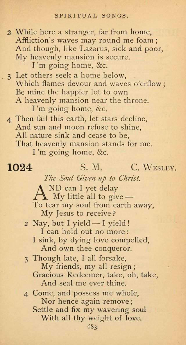 The Voice of Praise: a collection of hymns for the use of the Methodist Church page 685