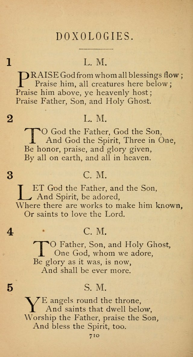 The Voice of Praise: a collection of hymns for the use of the Methodist Church page 712