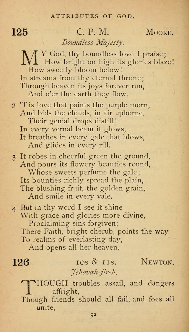 The Voice of Praise: a collection of hymns for the use of the Methodist Church page 92