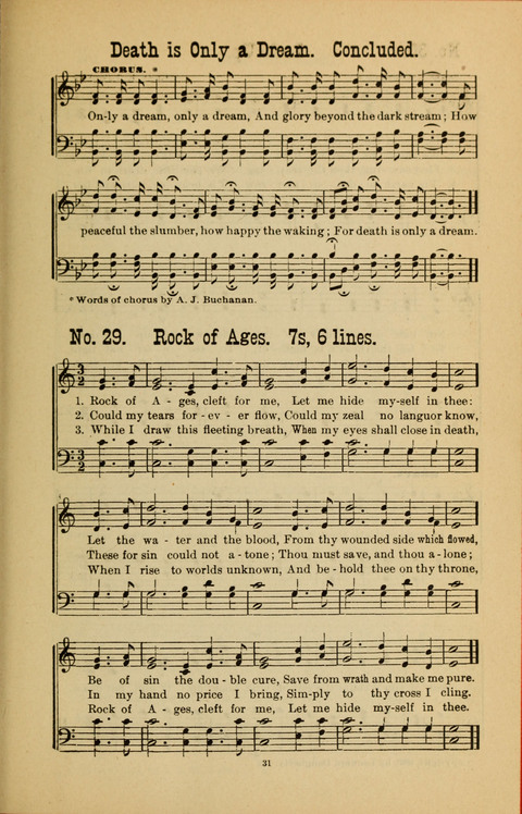 Voice of Praise: a collection of New Songs for Gospel Meetings and Sunday Schools page 29