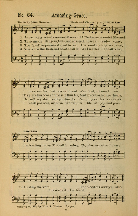 Voice of Praise: a collection of New Songs for Gospel Meetings and Sunday Schools page 66