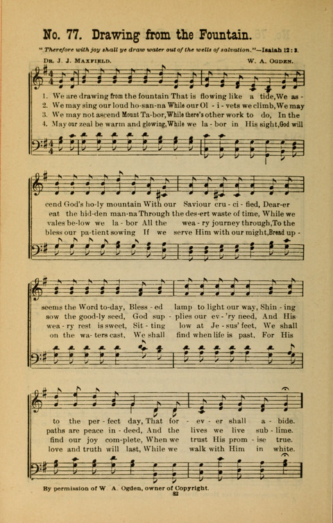 Voice of Praise: a collection of New Songs for Gospel Meetings and Sunday Schools page 80