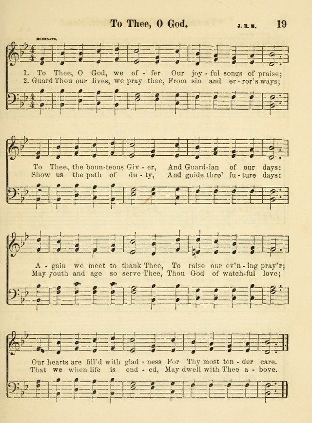 The Welcome: a book of hymns, songs and lessons for the children of the New Church (3rd ed.) page 19