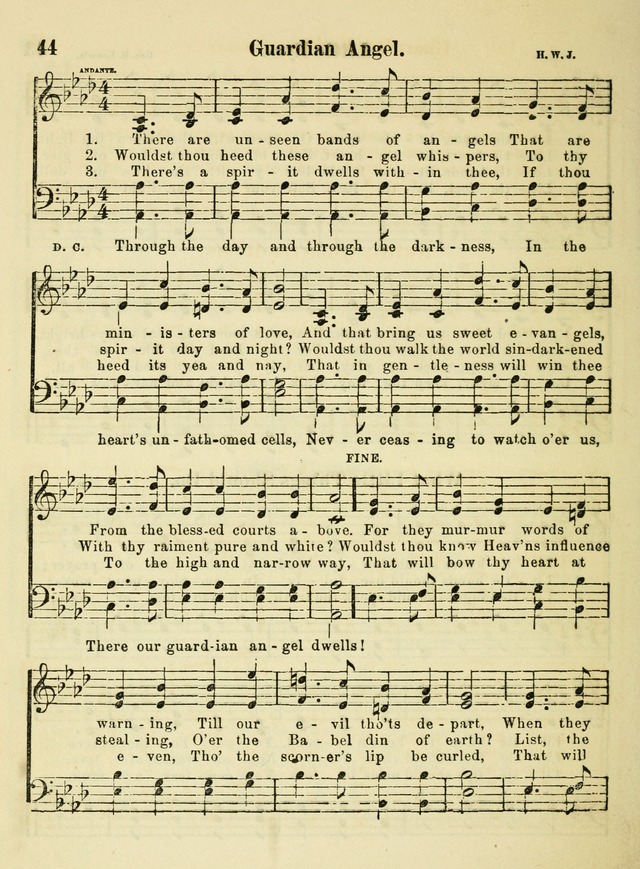 The Welcome: a book of hymns, songs and lessons for the children of the New Church (3rd ed.) page 44