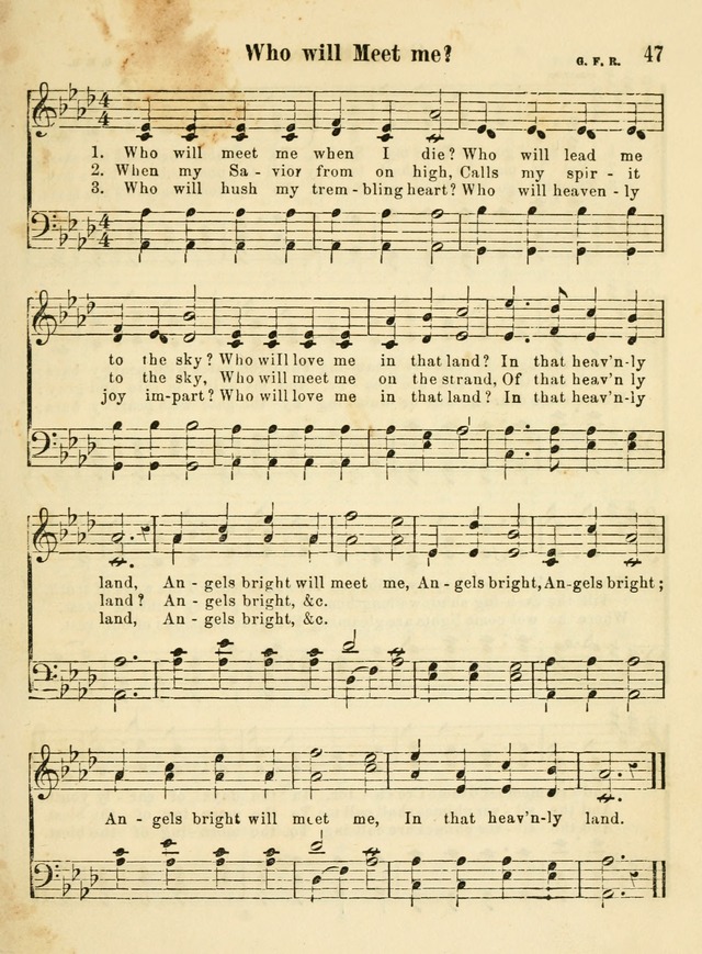 The Welcome: a book of hymns, songs and lessons for the children of the New Church (3rd ed.) page 47