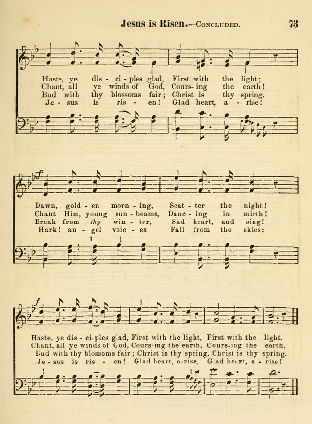 The Welcome: a book of hymns, songs and lessons for the children of the New Church (3rd ed.) page 73