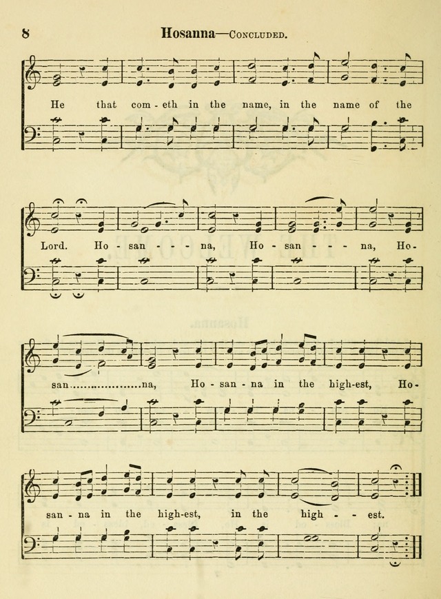 The Welcome: a book of hymns, songs and lessons for the children of the New Church (3rd ed.) page 8