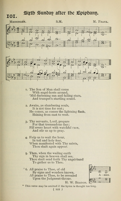 The Westminster Abbey Hymn-Book: compiled under the authority of the dean of Westminster page 121