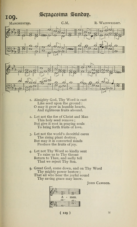 The Westminster Abbey Hymn-Book: compiled under the authority of the dean of Westminster page 129