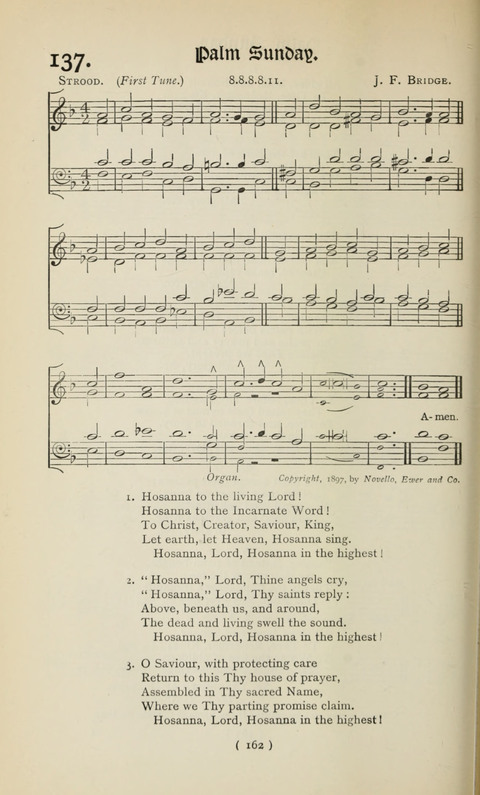 The Westminster Abbey Hymn-Book: compiled under the authority of the dean of Westminster page 162