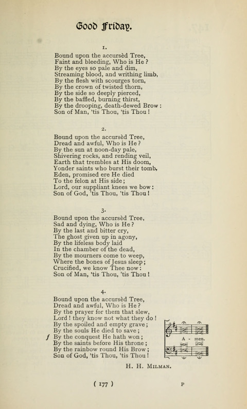The Westminster Abbey Hymn-Book: compiled under the authority of the dean of Westminster page 177