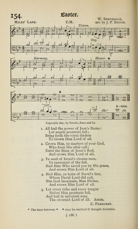 The Westminster Abbey Hymn-Book: compiled under the authority of the dean of Westminster page 186