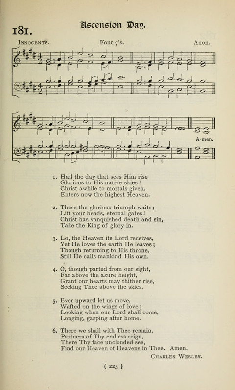 The Westminster Abbey Hymn-Book: compiled under the authority of the dean of Westminster page 223