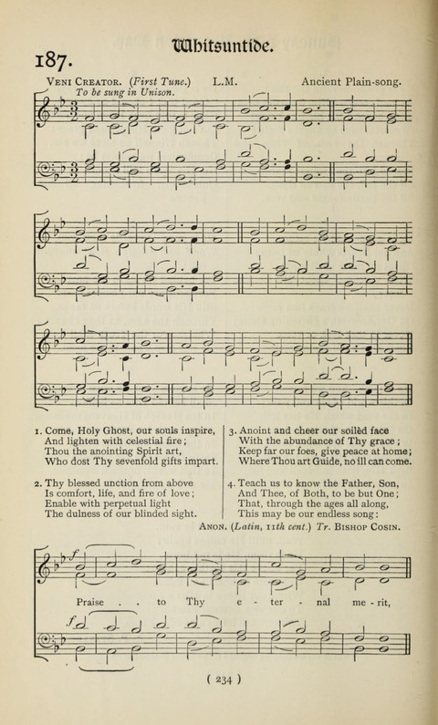 The Westminster Abbey Hymn-Book: compiled under the authority of the dean of Westminster page 234