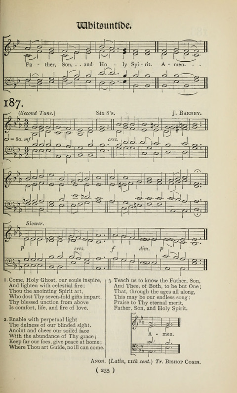 The Westminster Abbey Hymn-Book: compiled under the authority of the dean of Westminster page 235