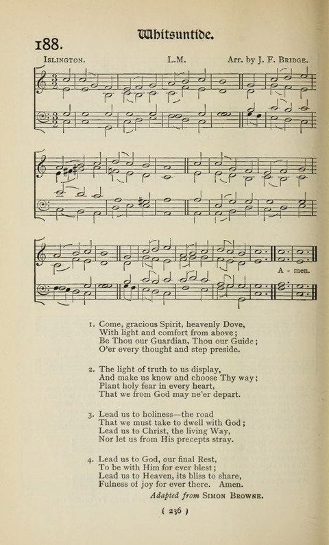 The Westminster Abbey Hymn-Book: compiled under the authority of the dean of Westminster page 236