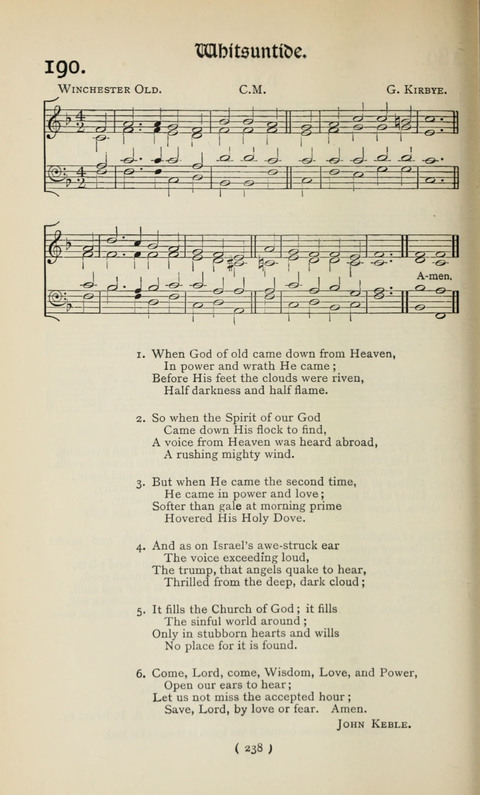 The Westminster Abbey Hymn-Book: compiled under the authority of the dean of Westminster page 238