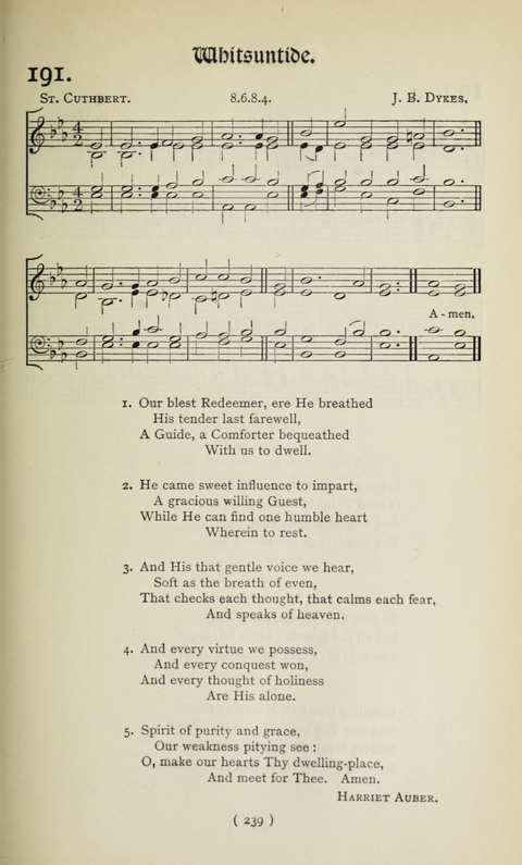 The Westminster Abbey Hymn-Book: compiled under the authority of the dean of Westminster page 239