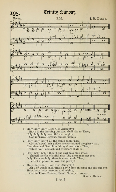 The Westminster Abbey Hymn-Book: compiled under the authority of the dean of Westminster page 244